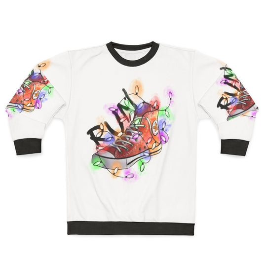 Stranger Things Netflix Run Sweatshirt with Upside Down Design