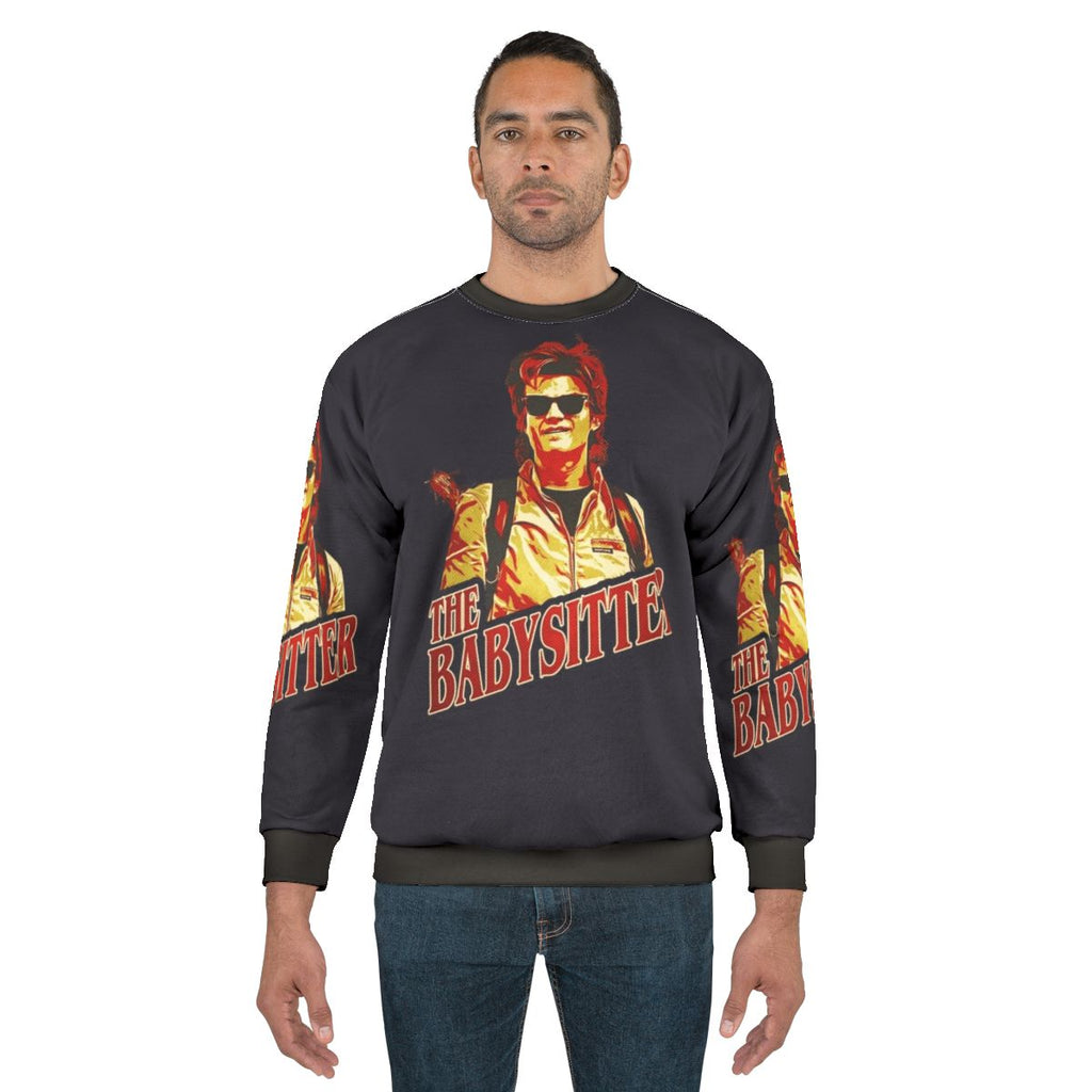 Stranger Things Steve The Babysitter Retro Sweatshirt