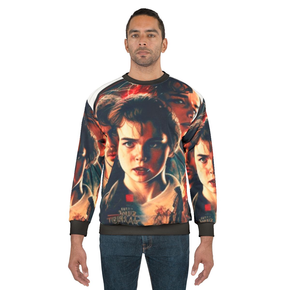 Stranger Things Sweatshirt with Iconic Logo Design