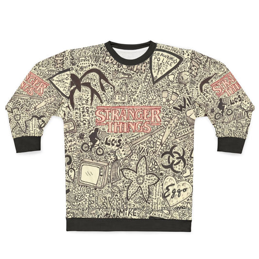 Stranger Things Upside Down Demogorgon Eleven Costume Sweatshirt