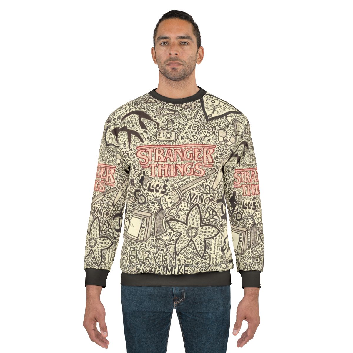 Stranger Things Upside Down Demogorgon Eleven Costume Sweatshirt