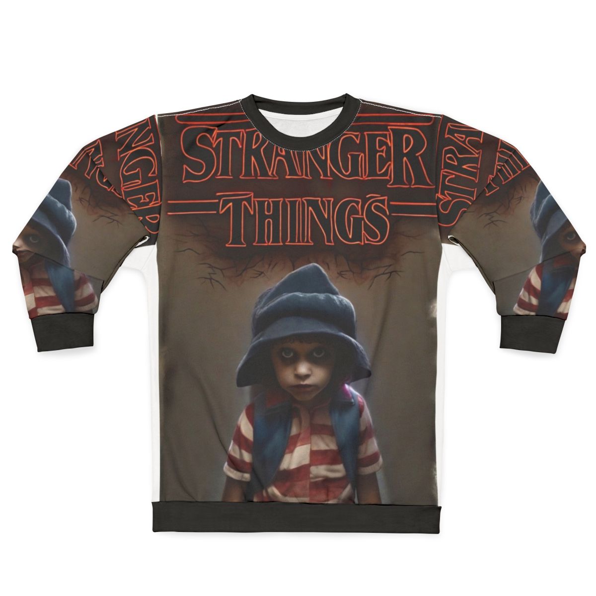 Stranger Things Eleven Inspired Oversized Sweatshirt