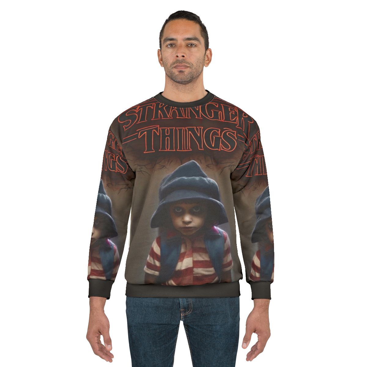 Stranger Things Eleven Inspired Oversized Sweatshirt