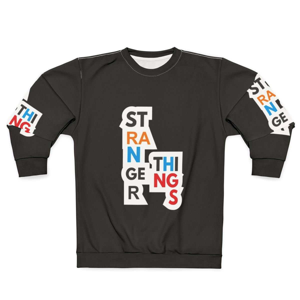 Stranger Things Sweatshirt with Eleven, Mike, Dustin, and other characters