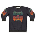 Upside down stranger things retro style sweatshirt with demogorgon design