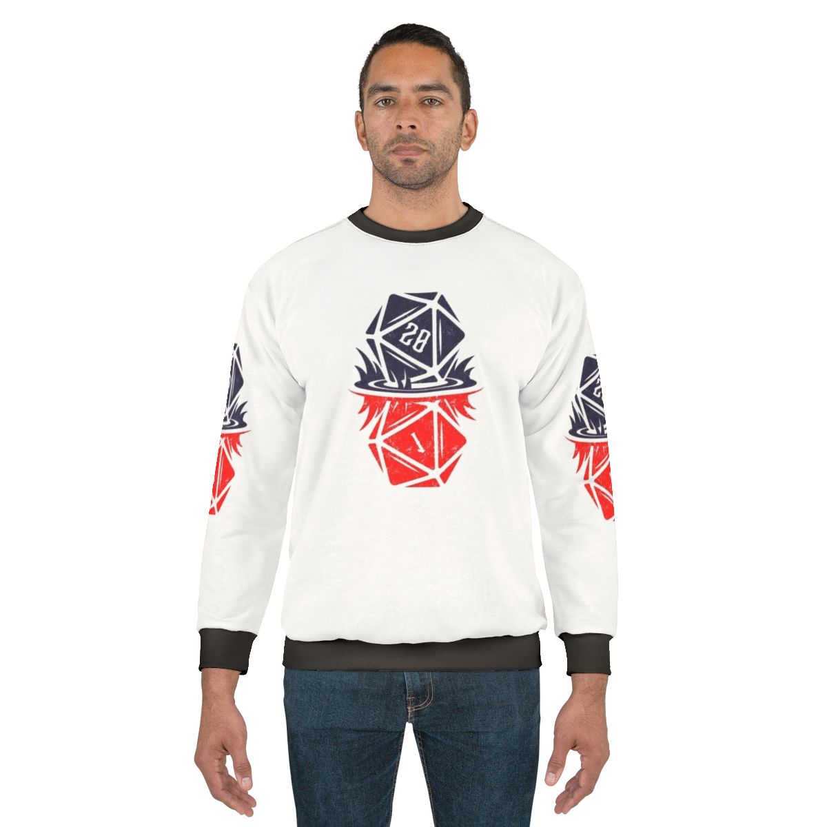 Stranger Things Upside Down Dice D20 Sweatshirt