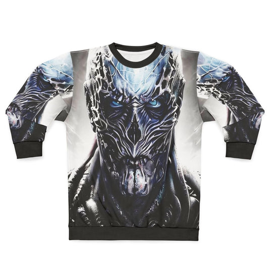 Stranger Things Vecna Sweatshirt featuring the villain from Season 4