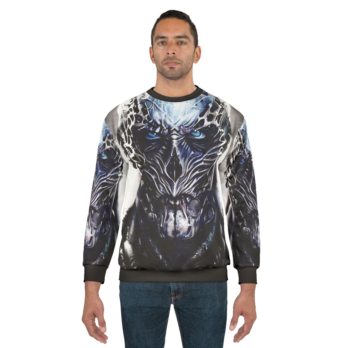 Stranger Things Vecna Sweatshirt featuring the villain from Season 4