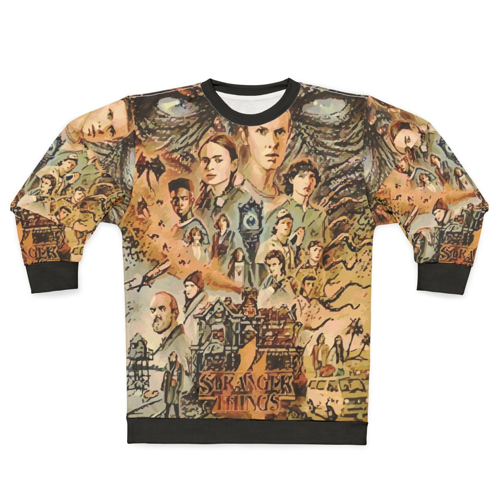Stranger Things Eleven Oversized Graphic Sweatshirt