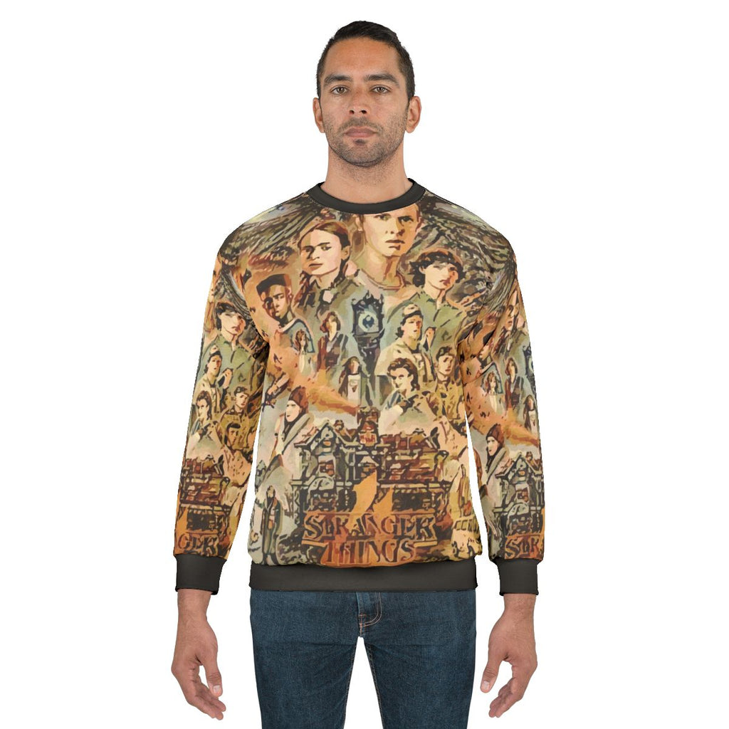 Stranger Things Eleven Oversized Graphic Sweatshirt