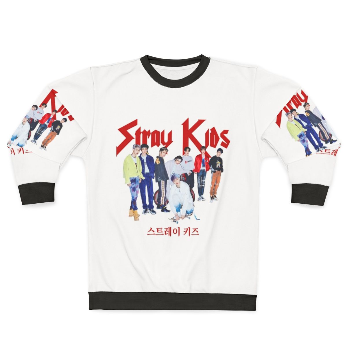 Stray Kids Korean Pop Band Sweatshirt