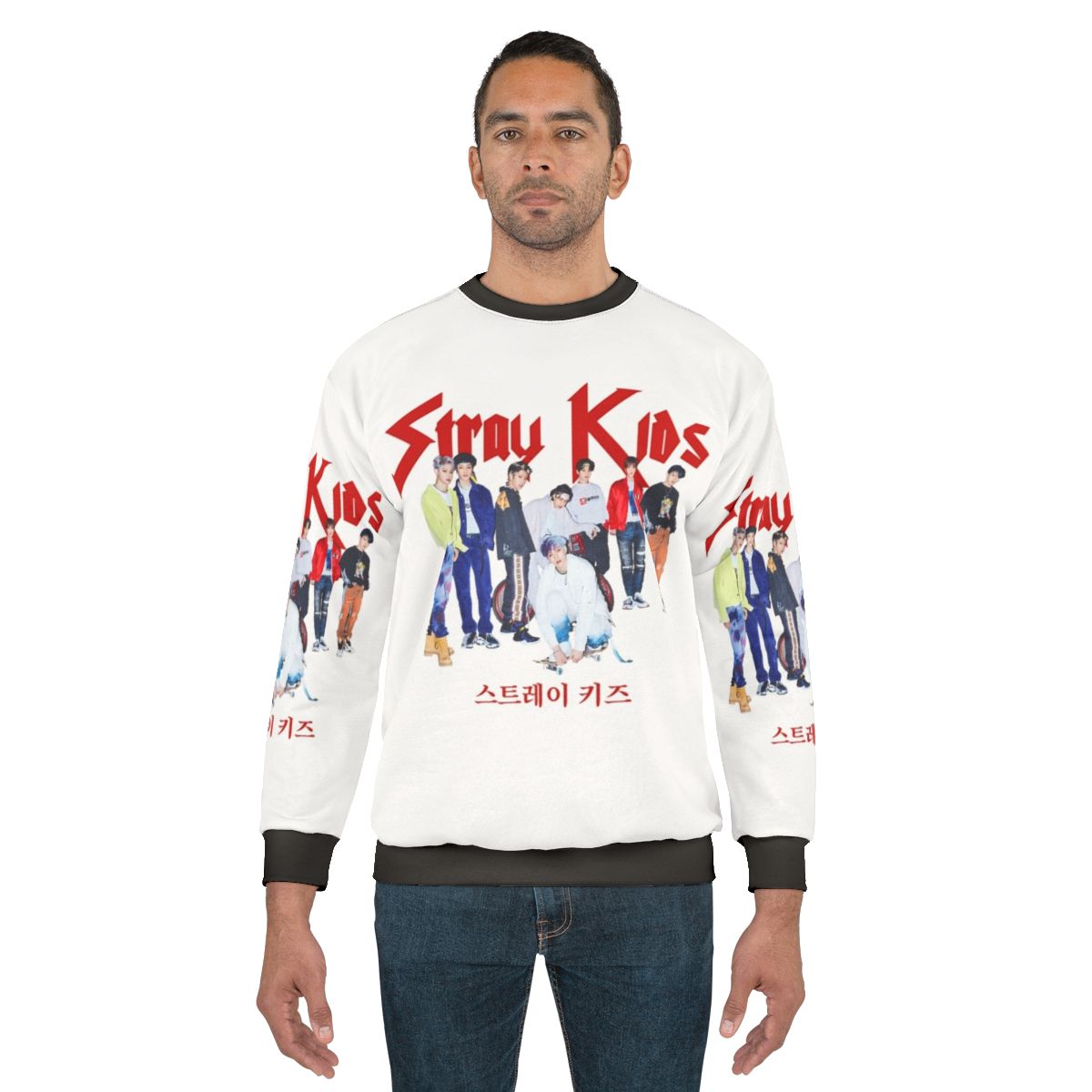 Stray Kids Korean Pop Band Sweatshirt