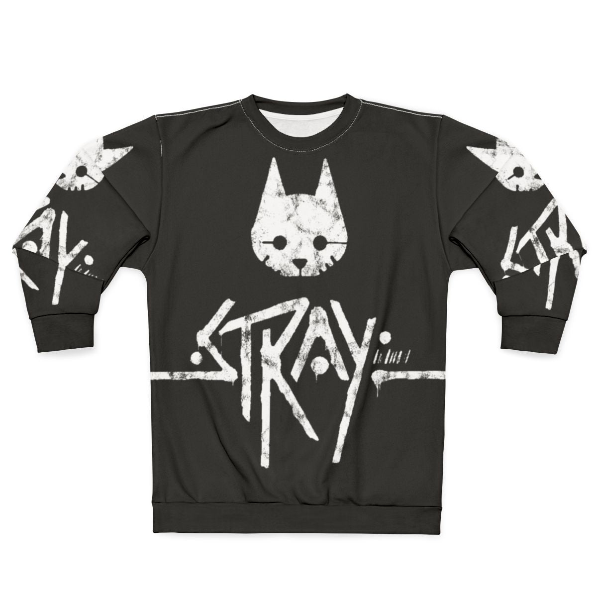 Stray PS5 Gaming Sweatshirt with Cat Logo