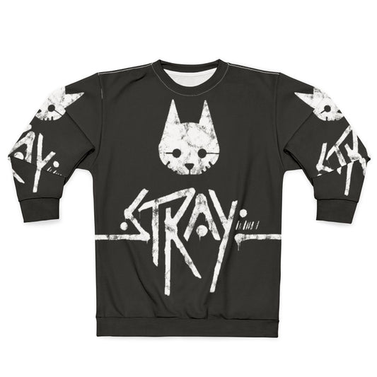 Stray PS5 Gaming Sweatshirt with Cat Logo