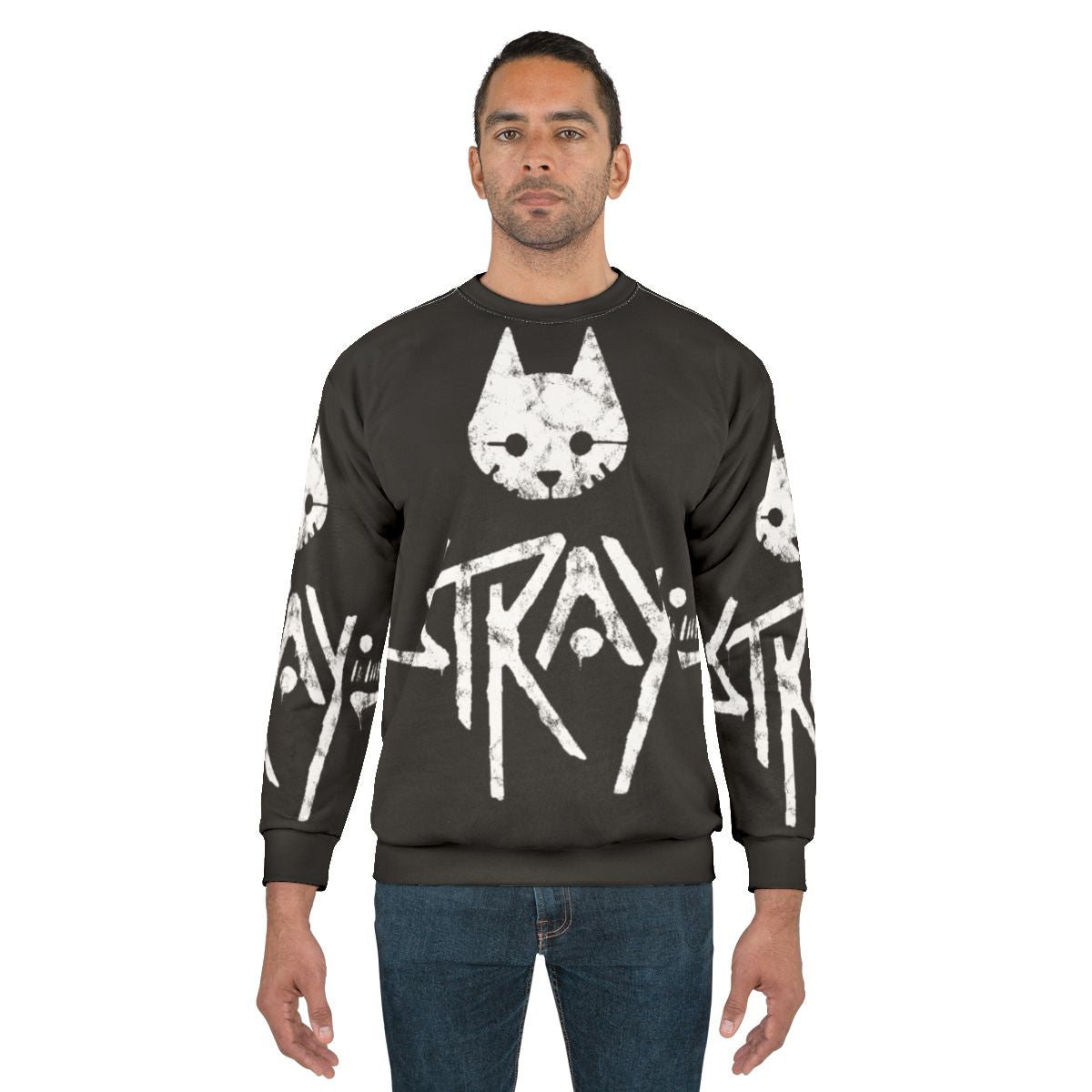 Stray PS5 Gaming Sweatshirt with Cat Logo