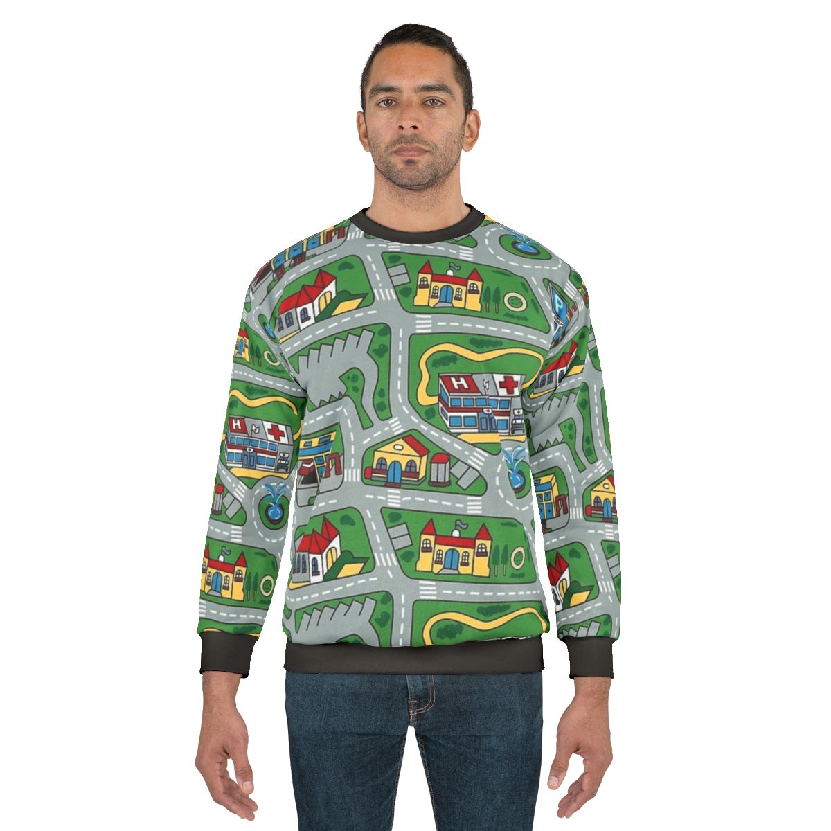 Street Carpet Design Sweatshirt