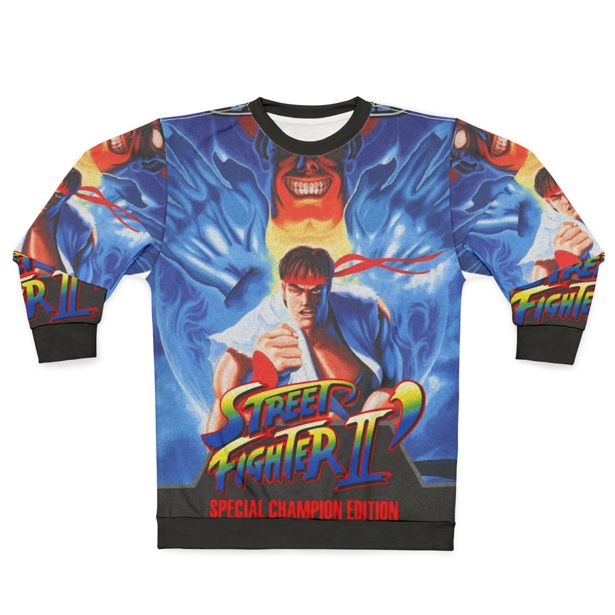 Retro Street Fighter II Video Game Sweatshirt