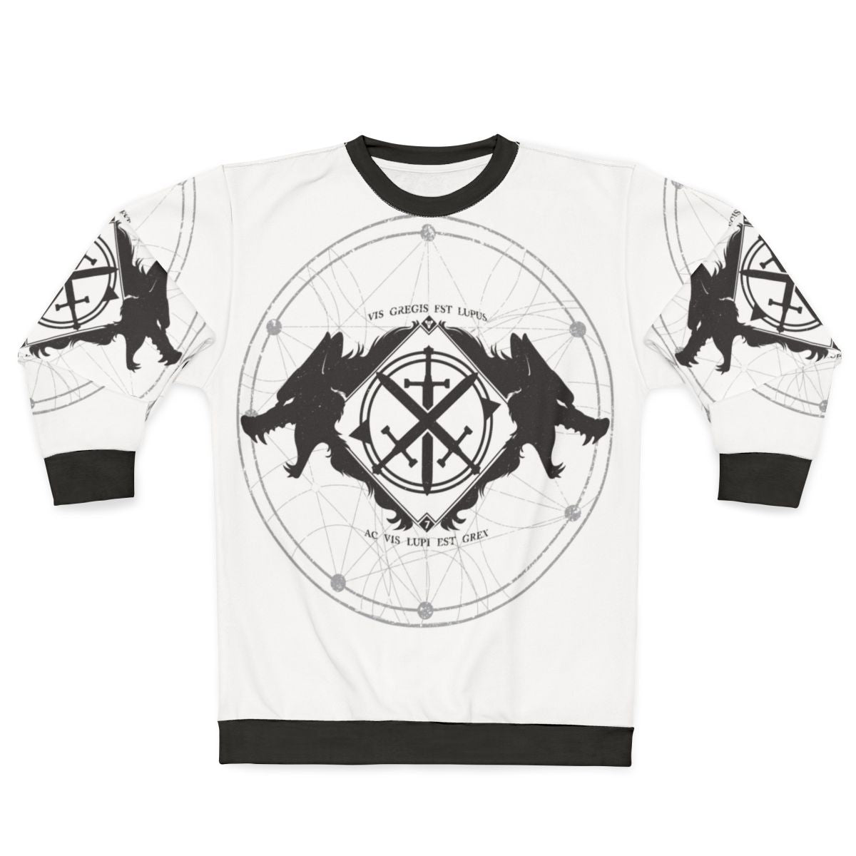 Destiny "Strength of the Wolf" Black and White Sweatshirt