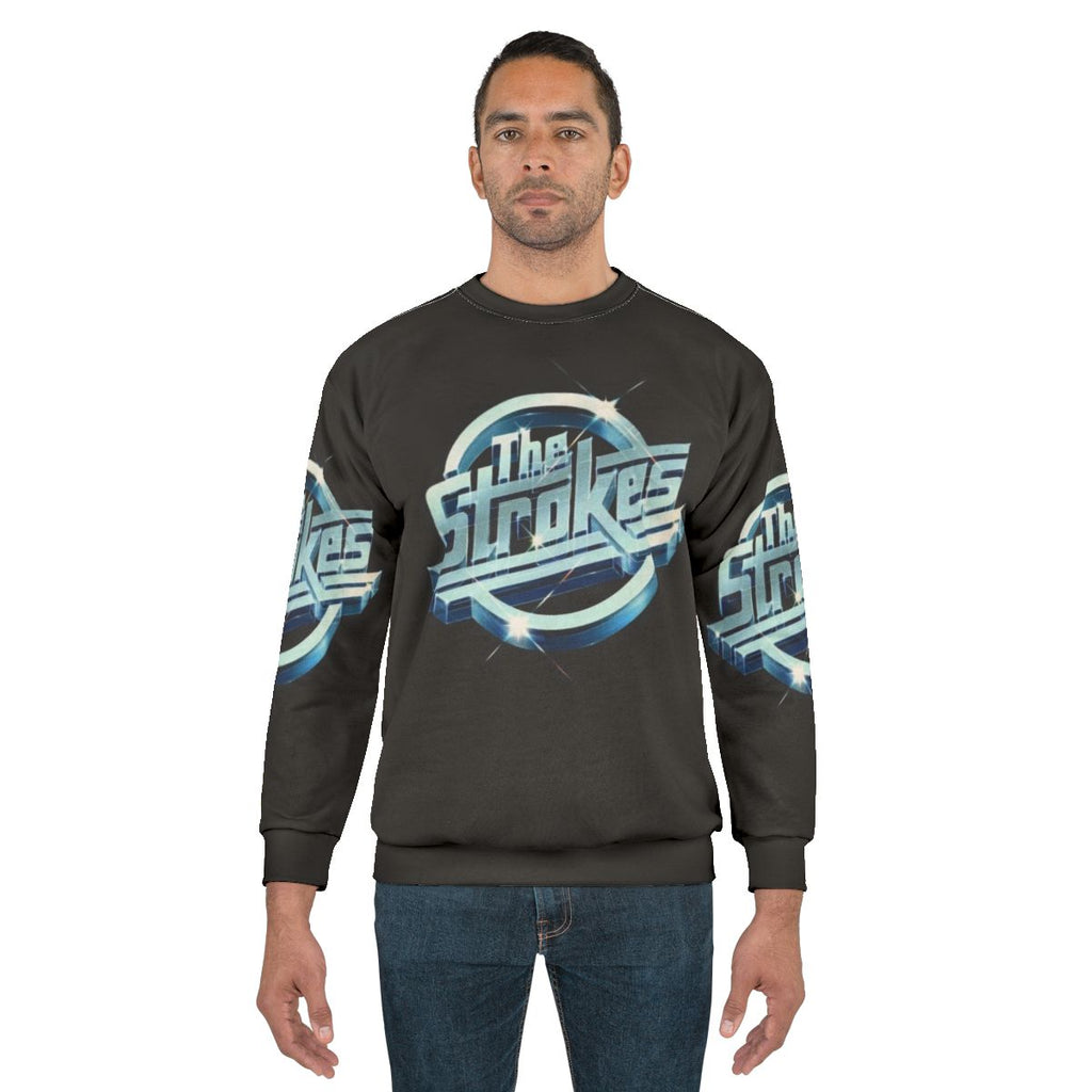 Strokes Sweatshirt with indie rock band logo