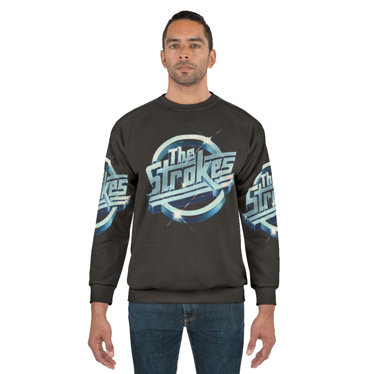 Strokes Sweatshirt with indie rock band logo