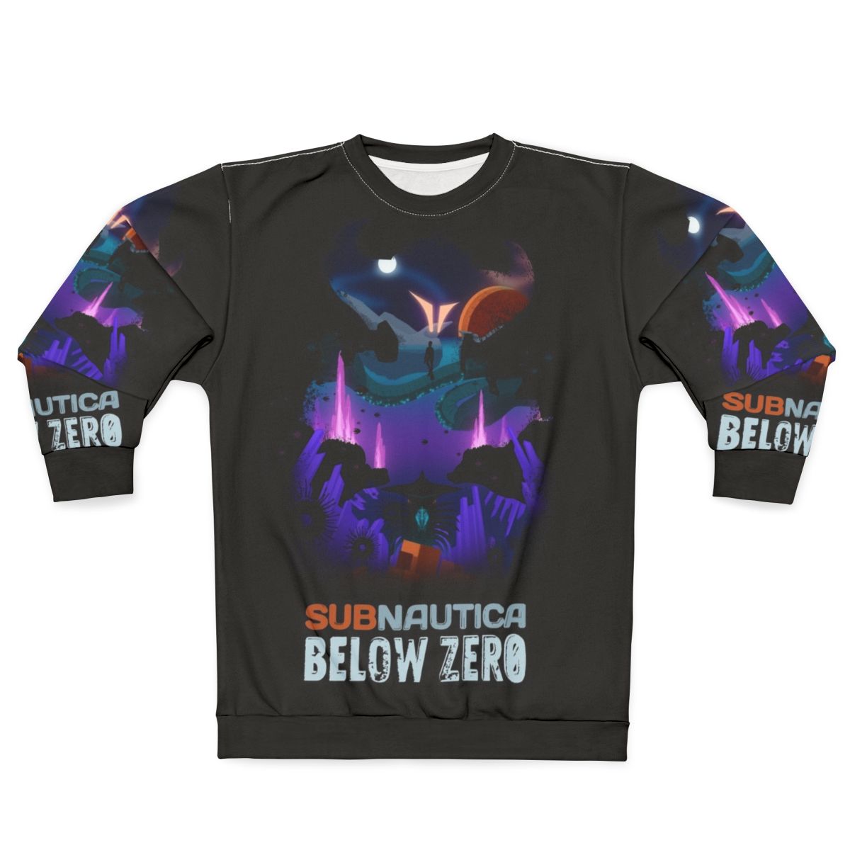 Subnautica Below Zero video game themed sweatshirt