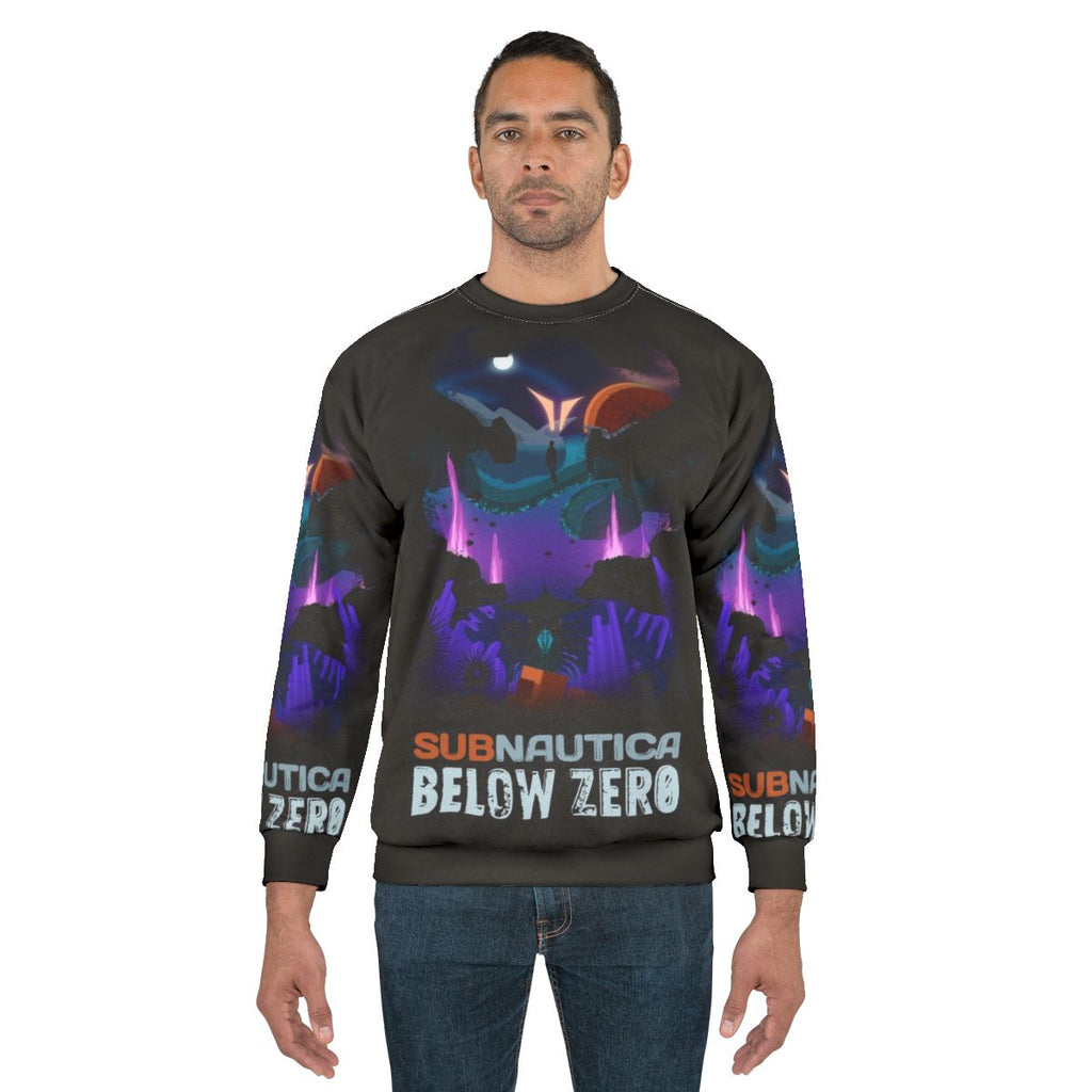 Subnautica Below Zero video game themed sweatshirt