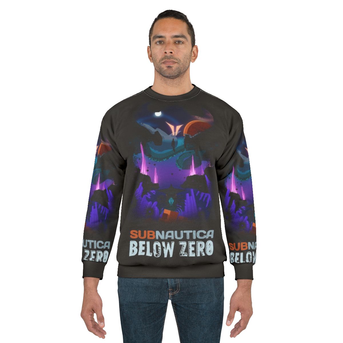 Subnautica Below Zero video game themed sweatshirt