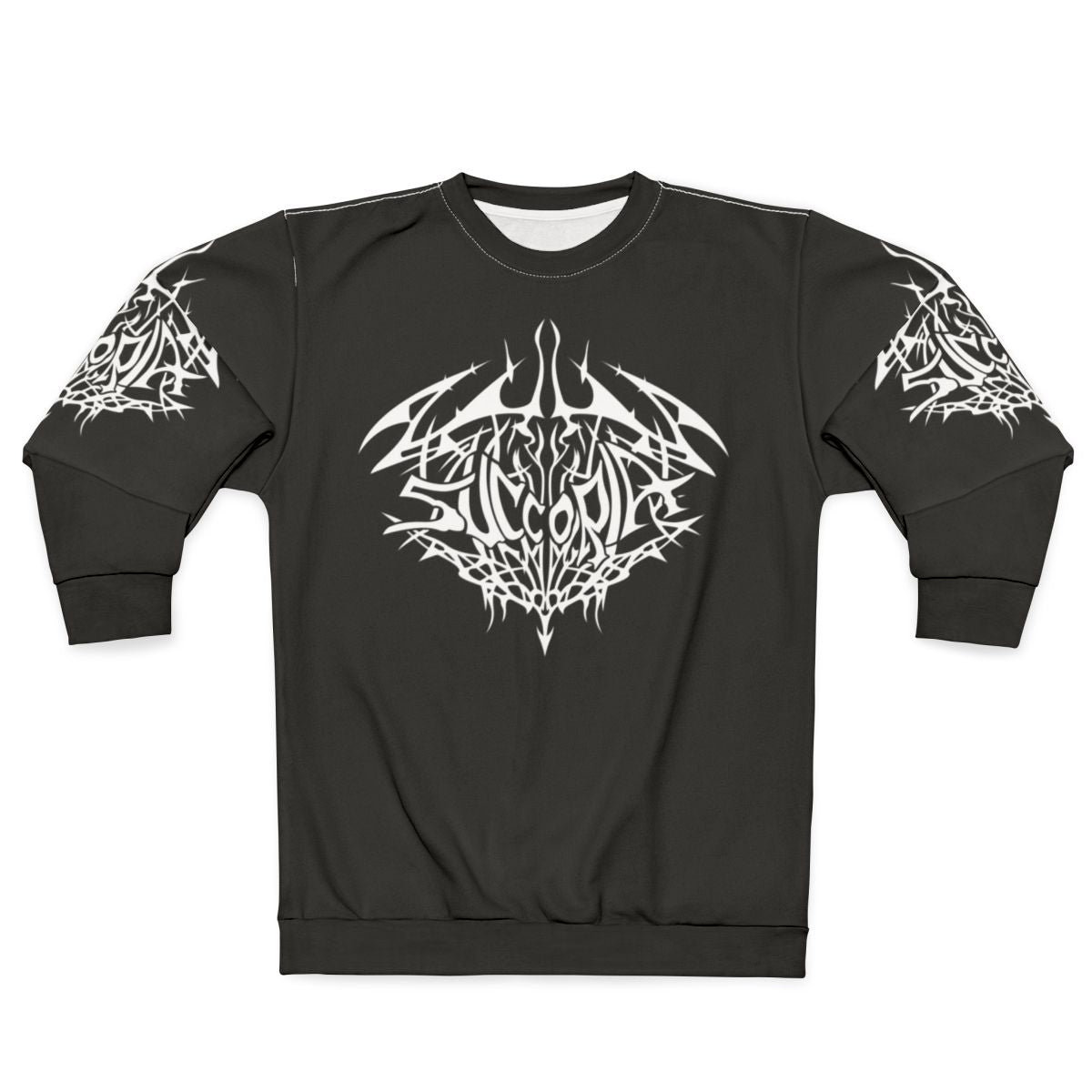 Succoria Heavy Metal Logo White Sweatshirt