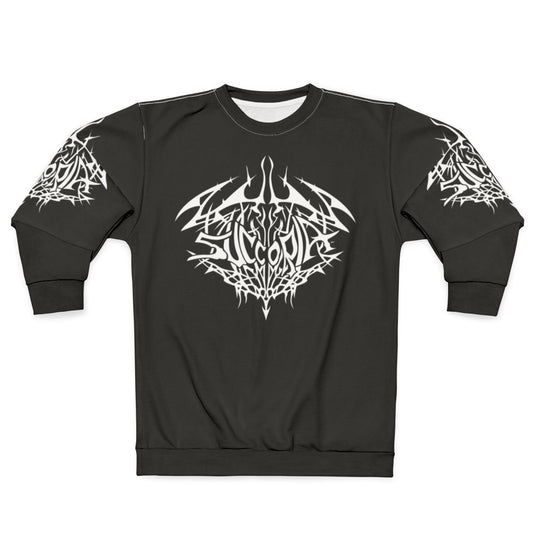 Succoria Heavy Metal Logo White Sweatshirt