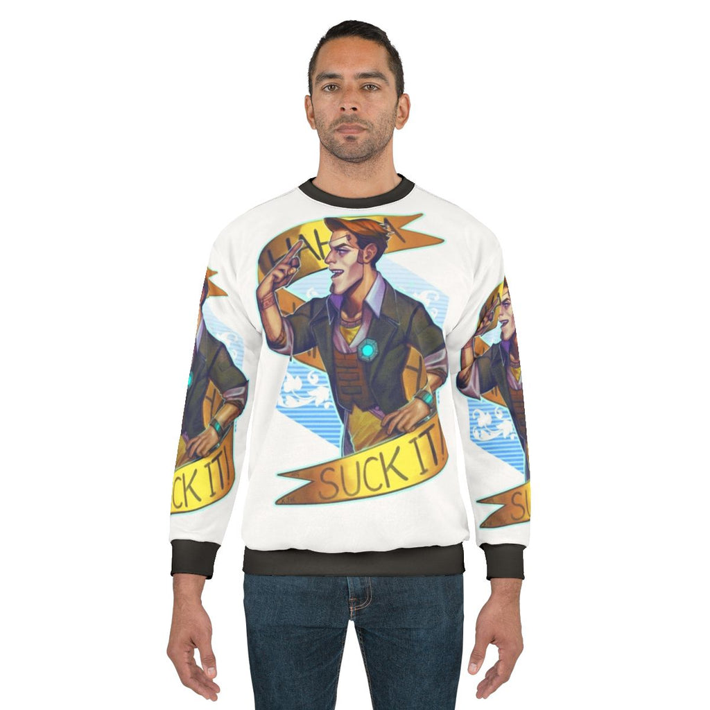 Suck It Borderlands Handsome Jack Gaming Sweatshirt