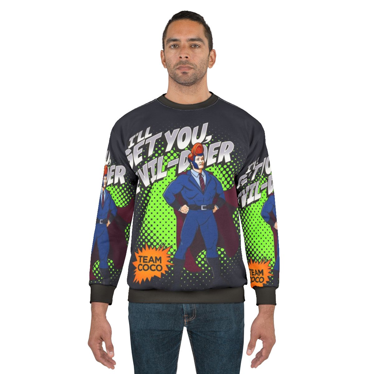 Conan O'Brien Team Coco Superhero Sweatshirt