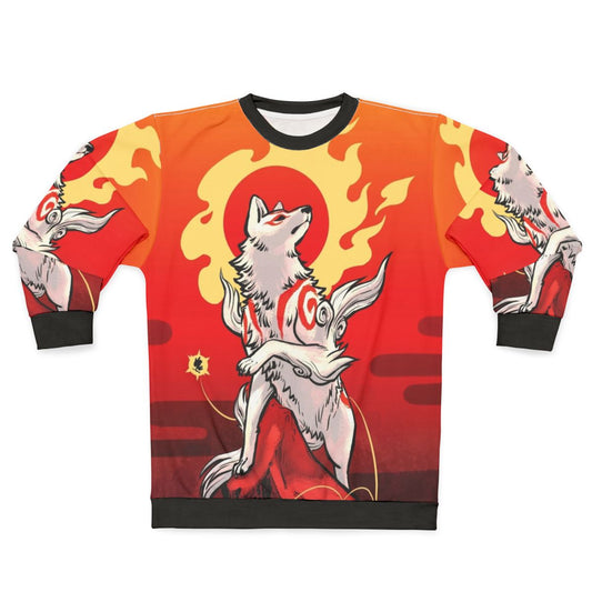 Amaterasu Sun Deity Okami Sweatshirt