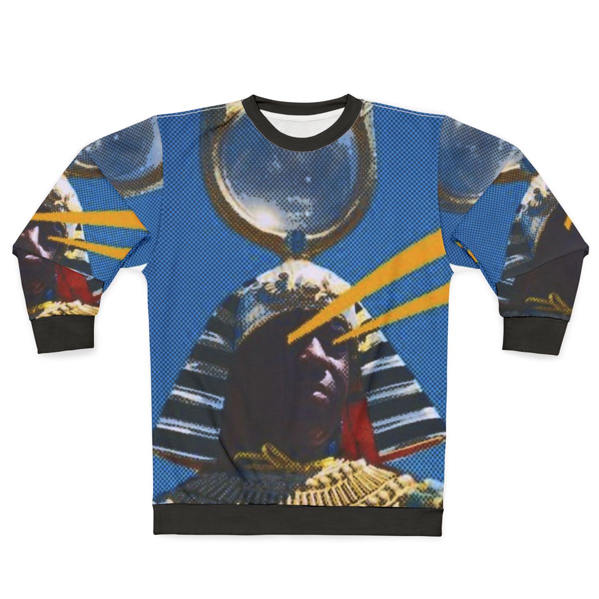 Sun Ra Sweatshirt with Afrofuturist and Cosmic Themes