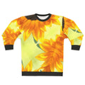 Sunflower pattern autumn sweatshirt