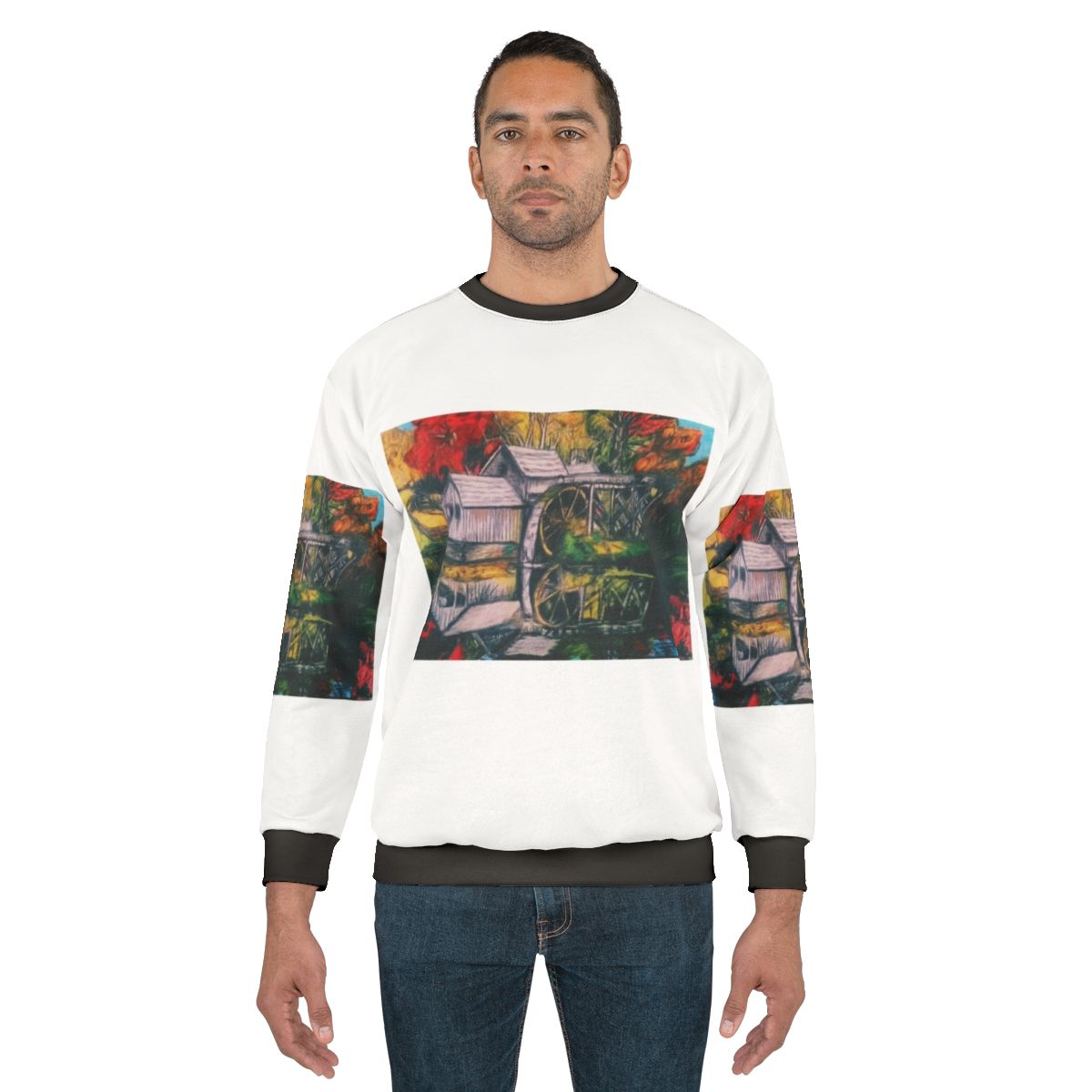 Sunny Came Home Sweatshirt with nature and landscape design