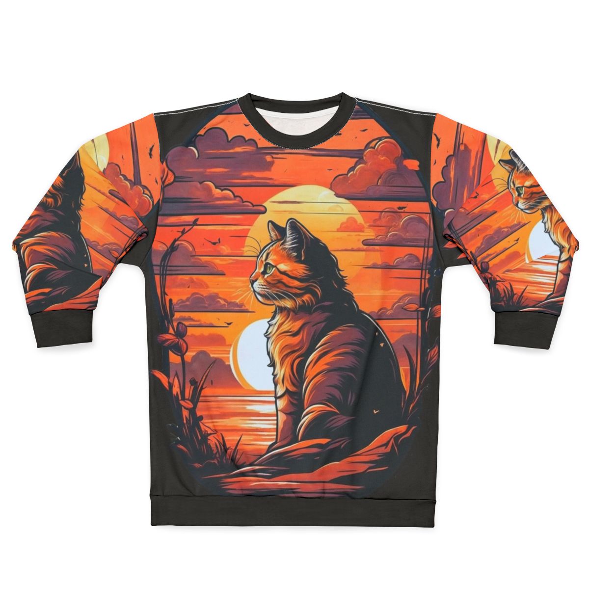 Sunset Cat 2 Sweatshirt