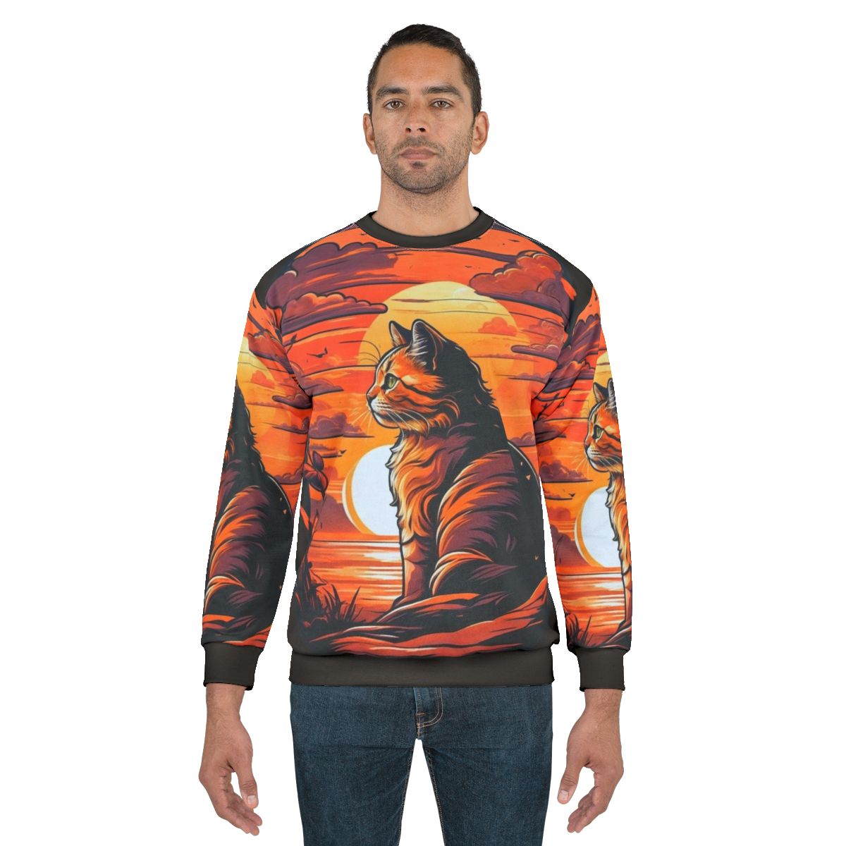 Sunset Cat 2 Sweatshirt