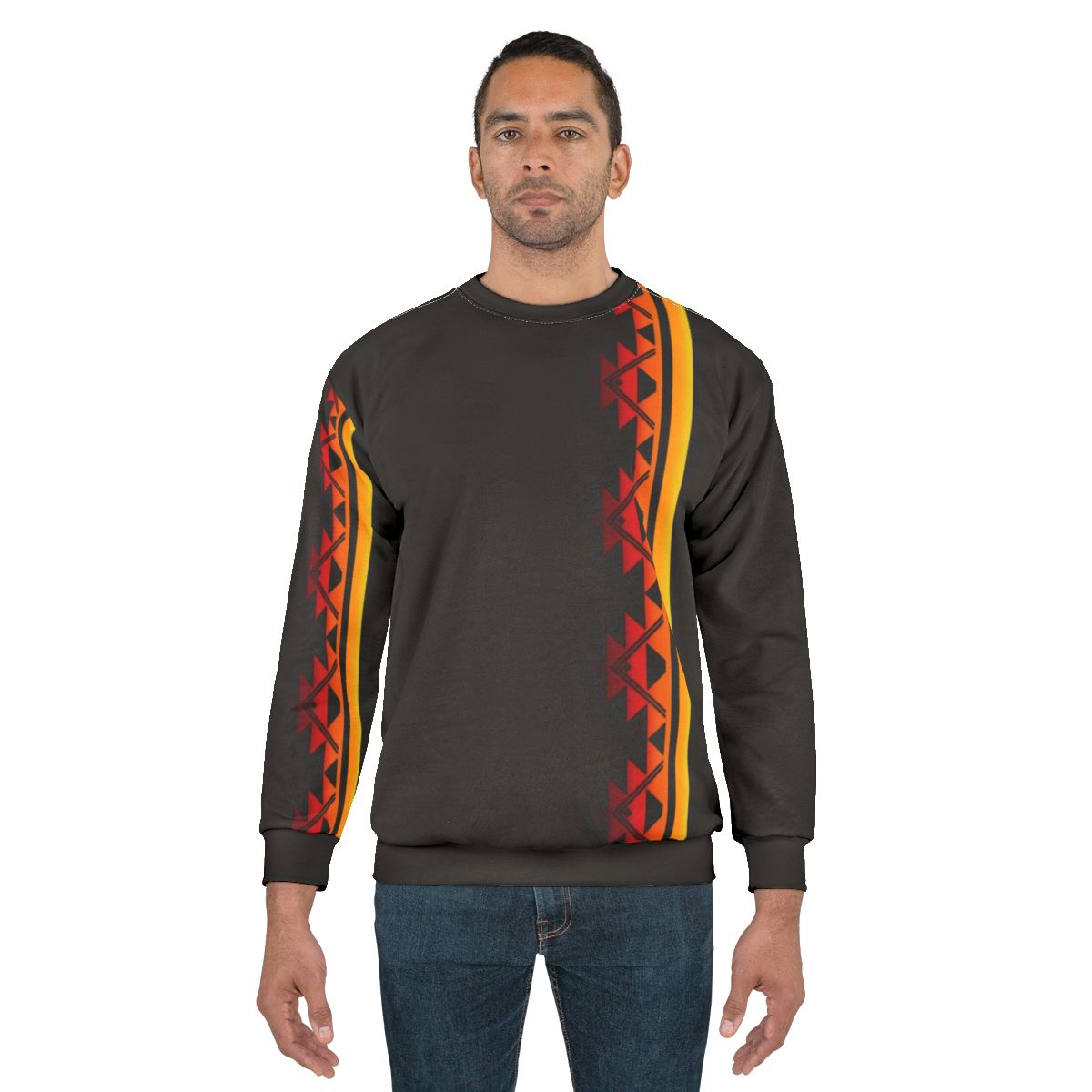 Sunset Mountain Design Klamath Tribes Indigenous Sweatshirt