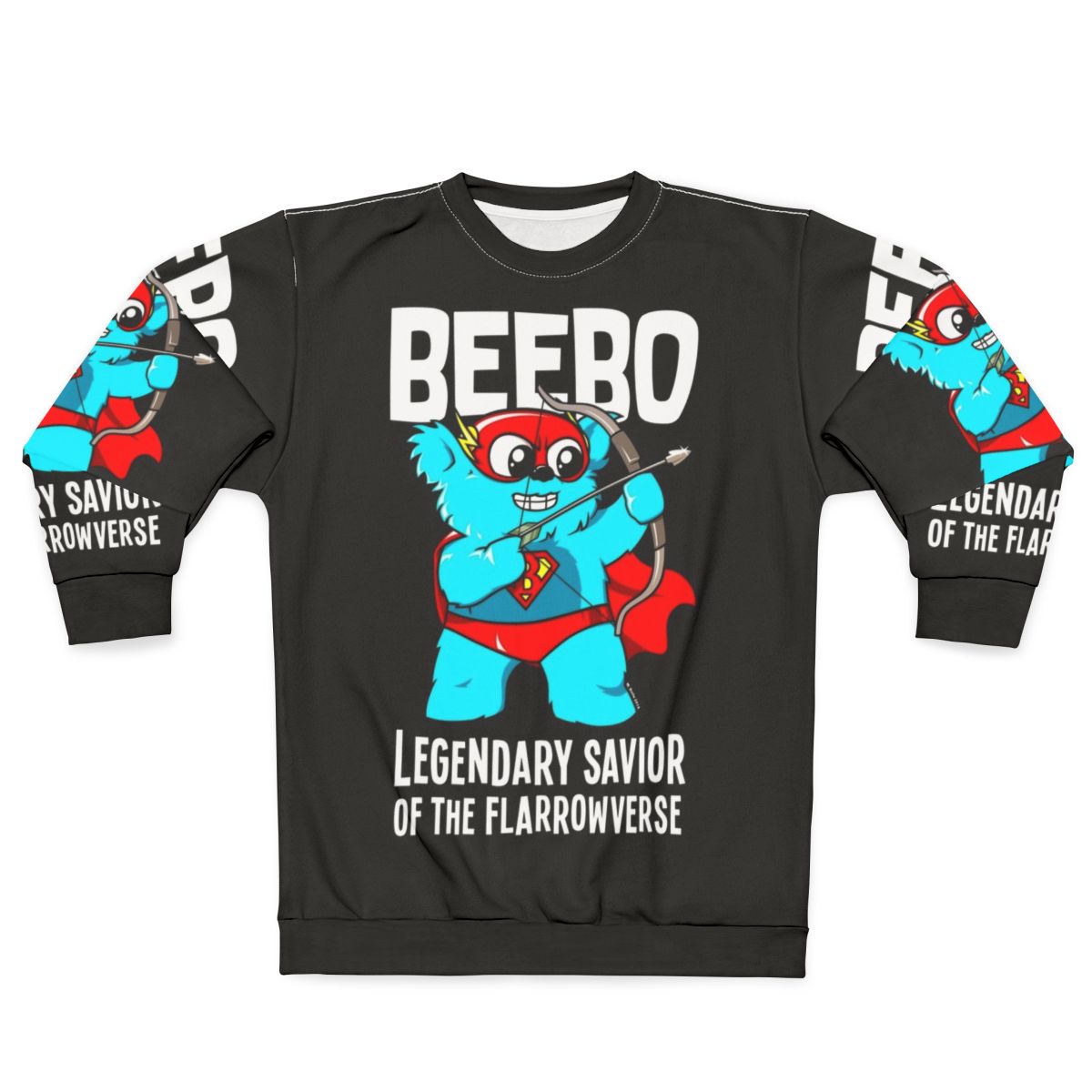 Super Beebo Sweatshirt - Superhero Graphic Pullover Hoodie