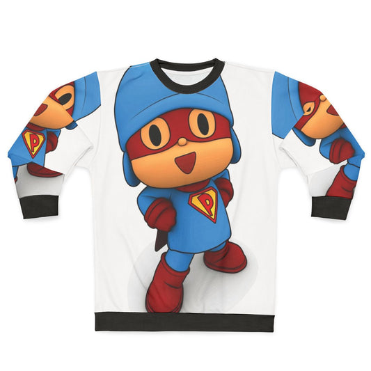 Super Best Friend Sweatshirt - Superhero Inspired Pocoyo Movie Themed Apparel