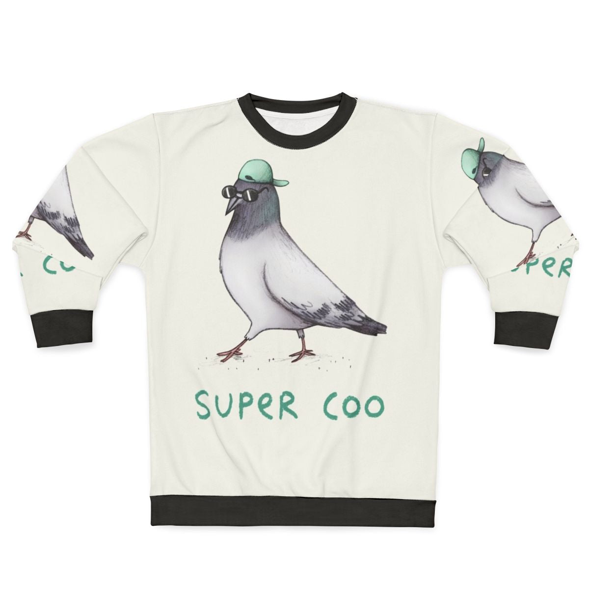 Super Coo Bird Graphic Sweatshirt
