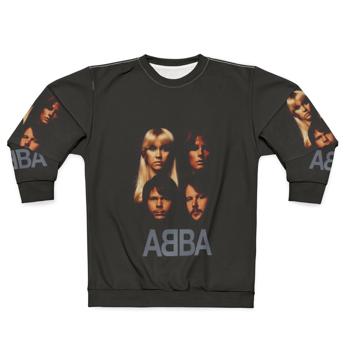 Super group band sweatshirt with ABBA-inspired design