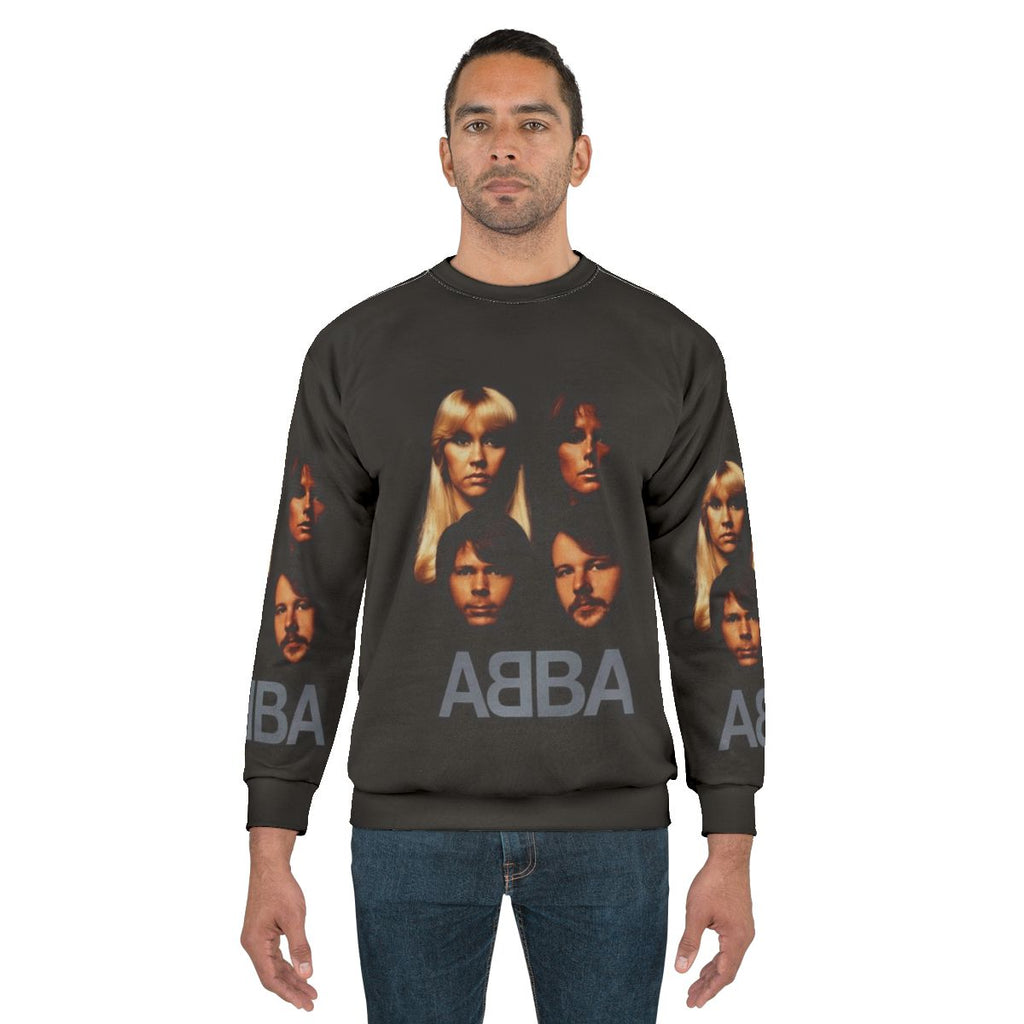 Super group band sweatshirt with ABBA-inspired design