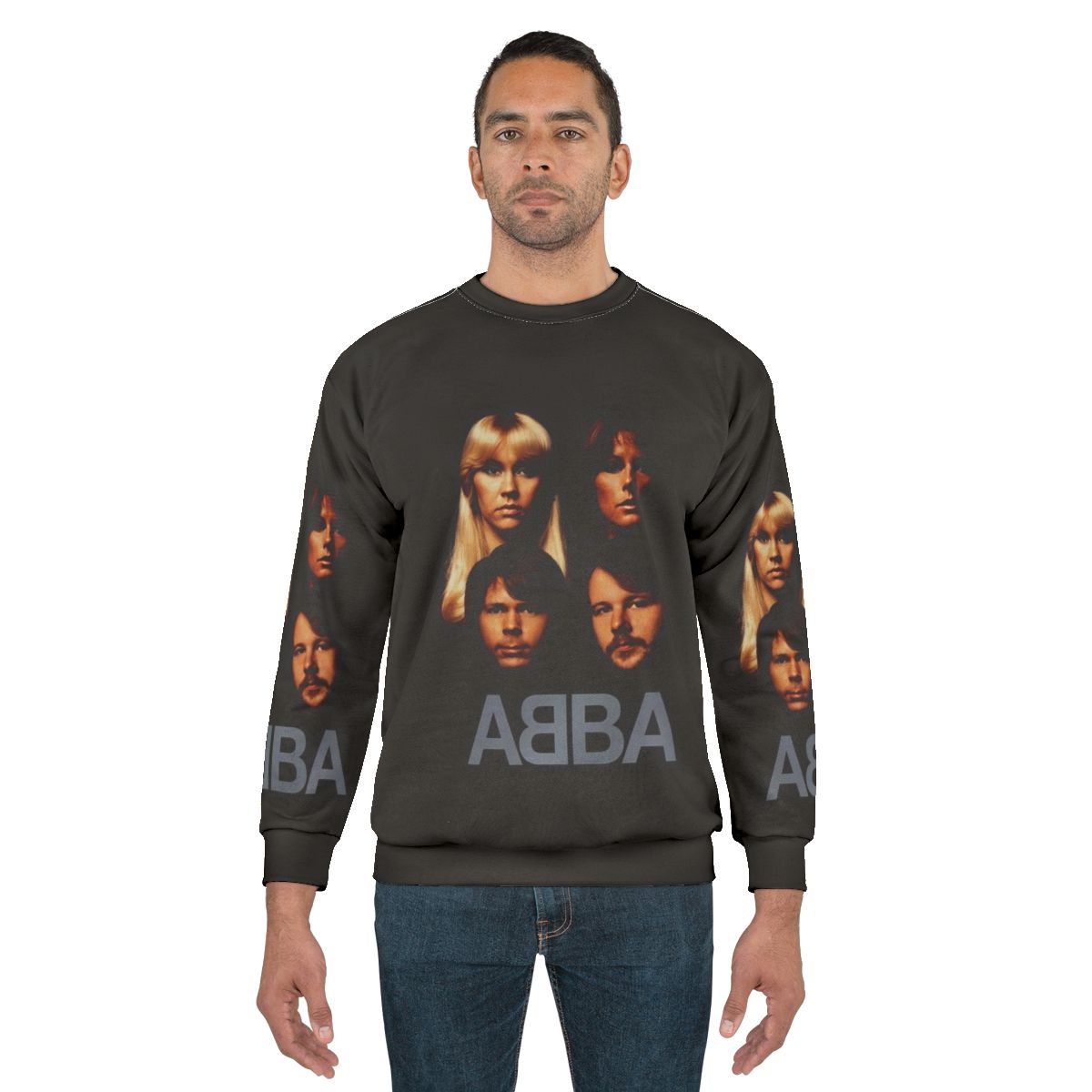 Super group band sweatshirt with ABBA-inspired design