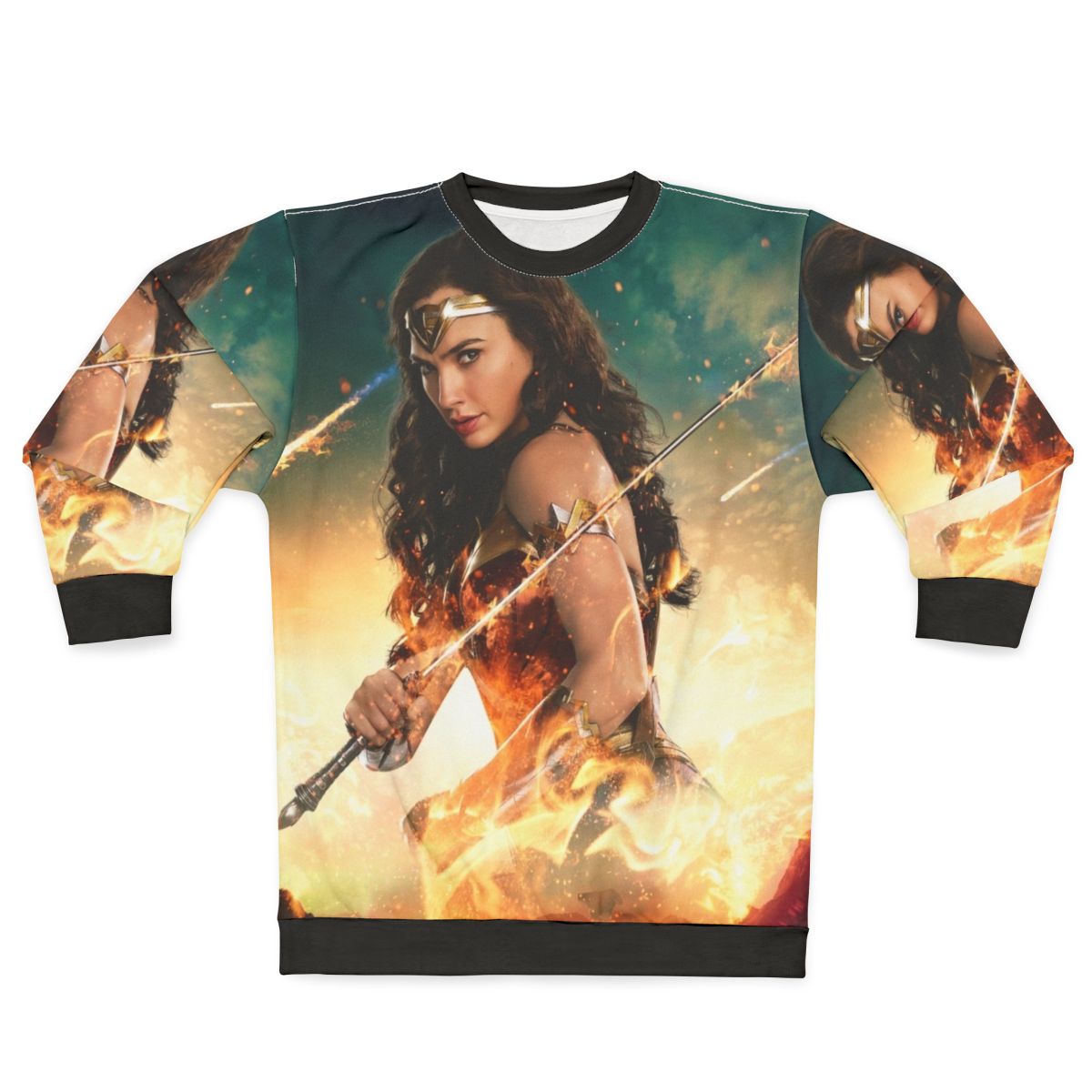 Gal Gadot's Wonder Woman inspired amazon superhero sweatshirt