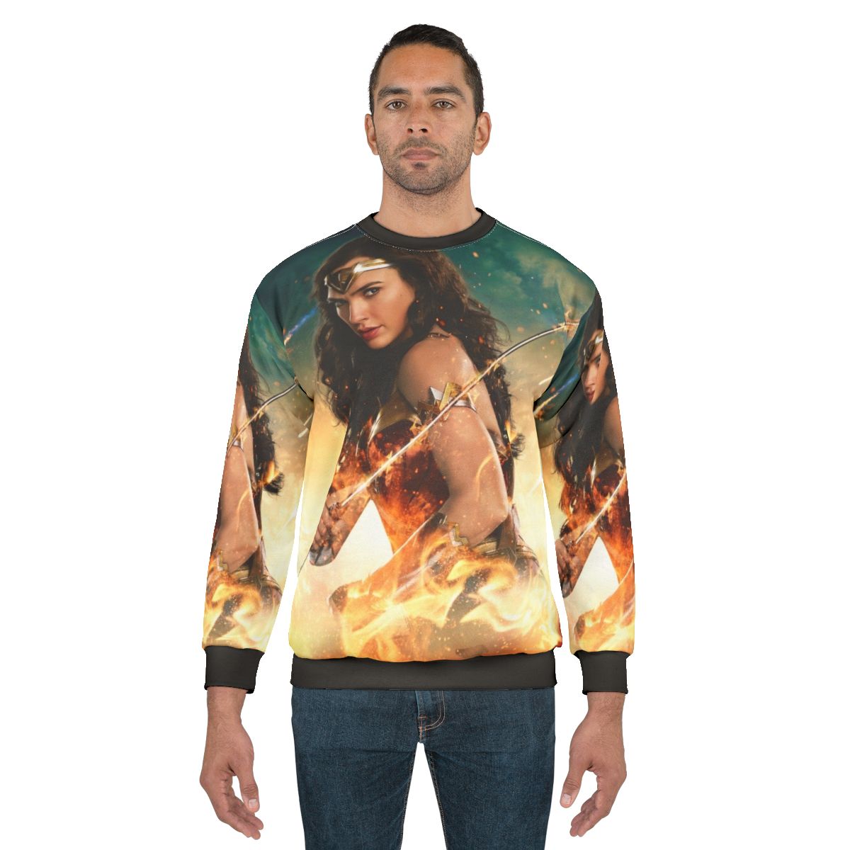 Gal Gadot's Wonder Woman inspired amazon superhero sweatshirt