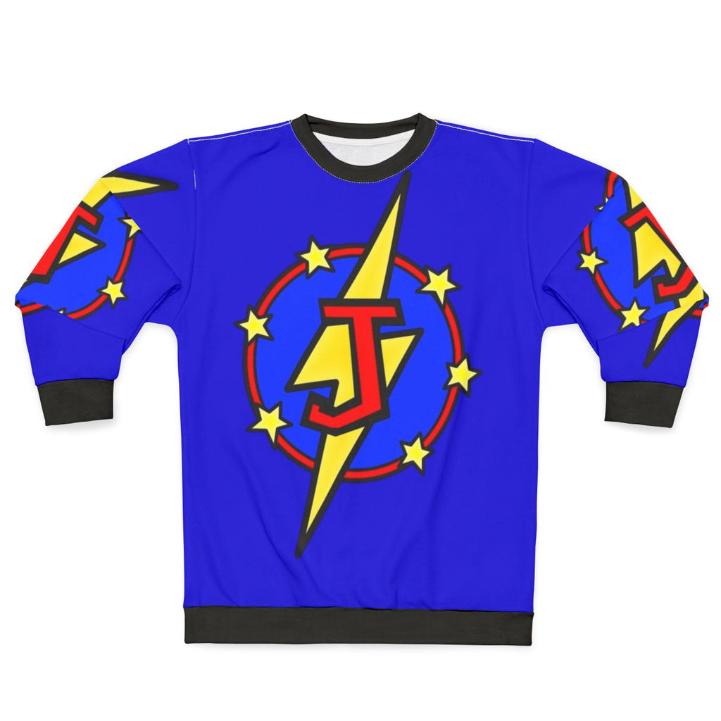 Super Hero Initial J Kids Sweatshirt