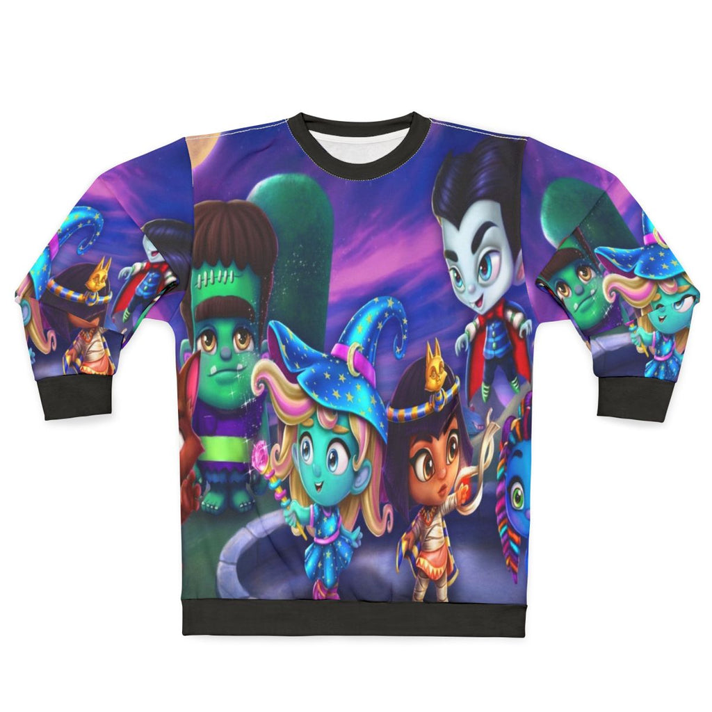 Kids Super Monsters Cartoon Sweatshirt