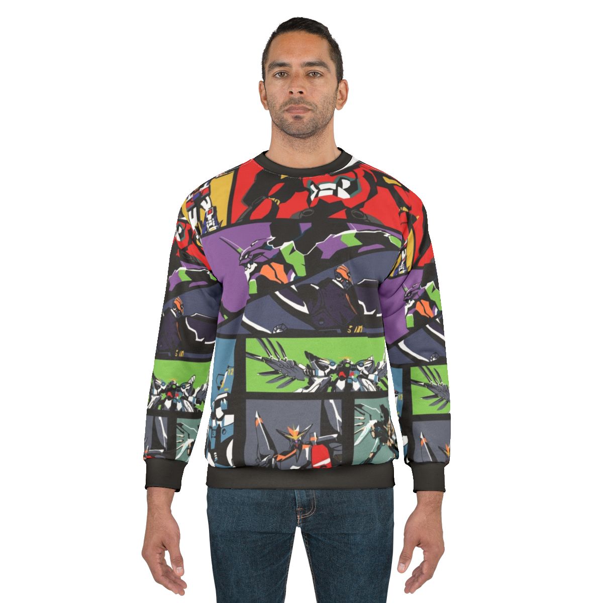 Super Robot Anime Mecha Sweatshirt
