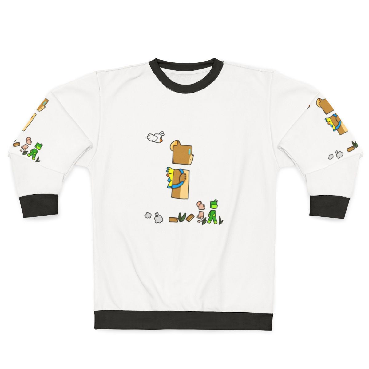 Super Adventure Teddy Bear Graphic Sweatshirt